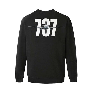 BOEING 737 Men's Oversized Fleece Crew Sweatshirt e-joyer